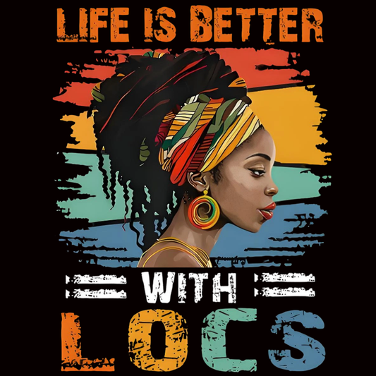 "Life is better" iron-on transfer