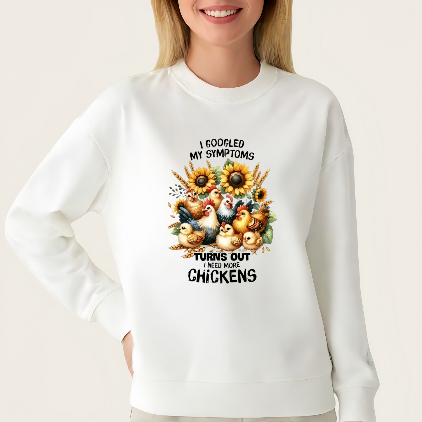 Cute chicken combination shape washable heat transfer stickers