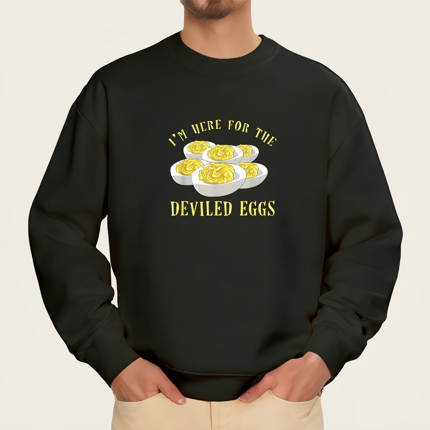 Funny cartoon disgusting egg rust iron transfer