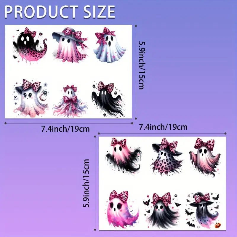 (12PCS/SET)Halloween DIY UV Transfer Paper Set