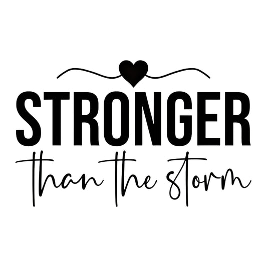 Classic black Faith Over Fear iron-on transfer