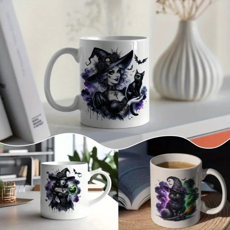 (12PCS/SET)Gothic Witch DIY UV Transfer Paper Set