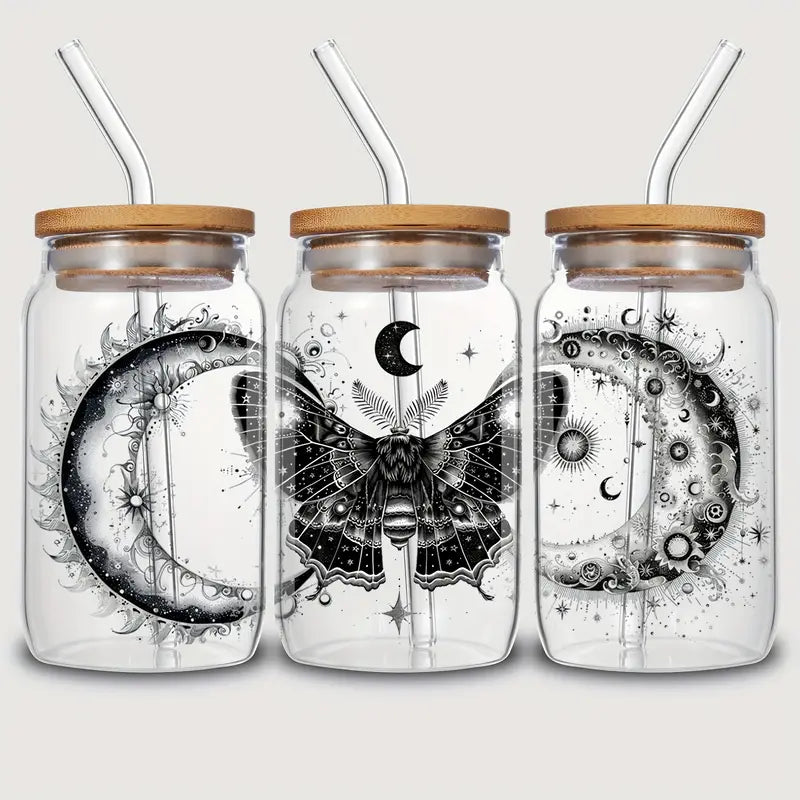 Moon Witch UV DTF Cup Sticker