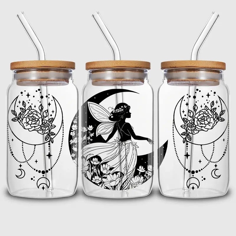 Moon Witch UV DTF Cup Sticker
