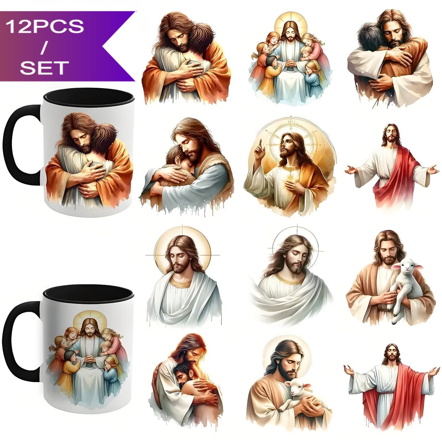 Jesus DIY UV Transfer Paper Set