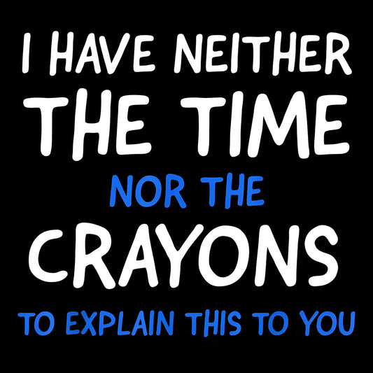 I have neither the time nor the crayons to iron on transfers