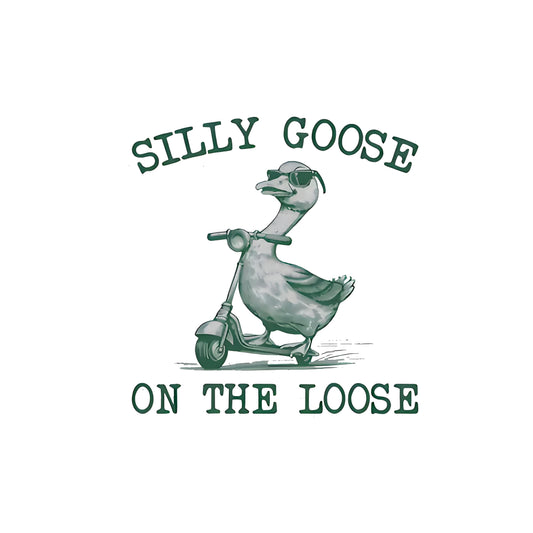 Silly Goose Heat Transfer Decal
