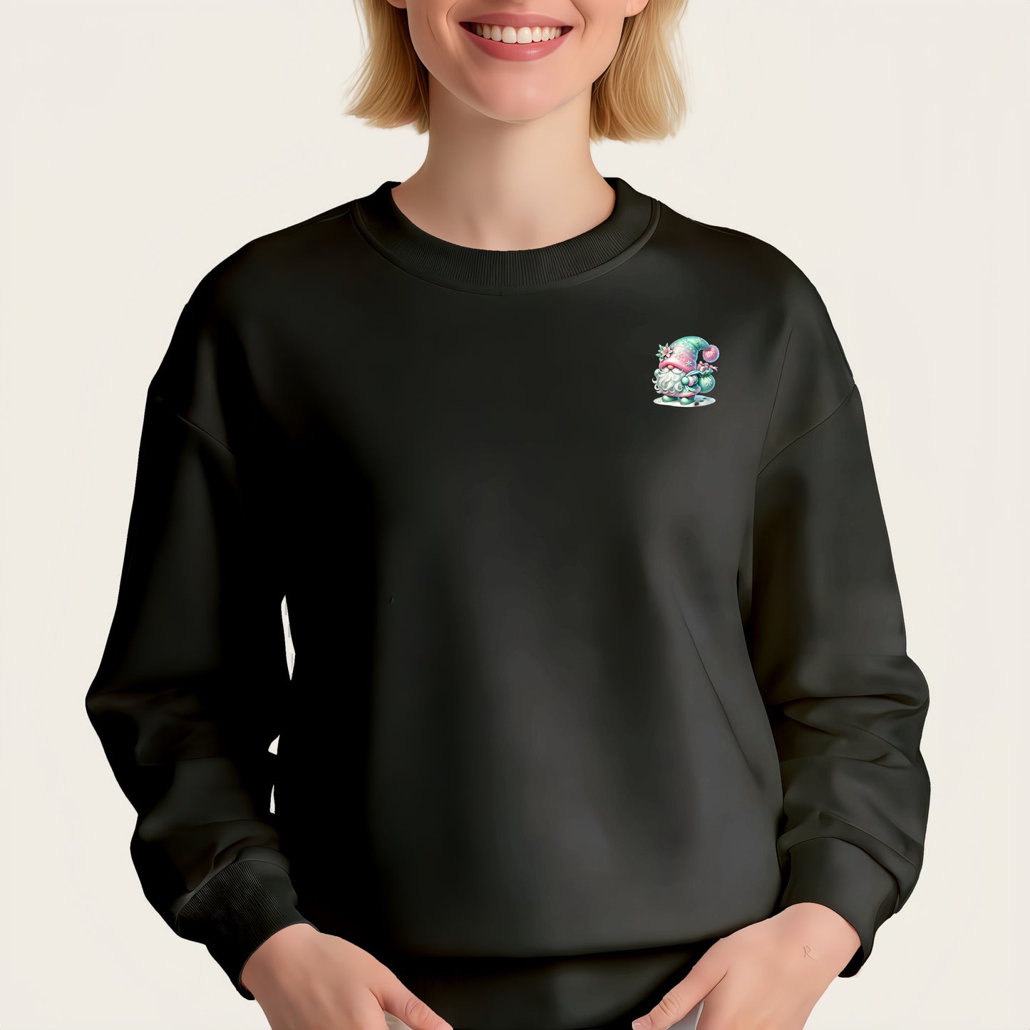 Christmas elf pattern heat transfer sticker