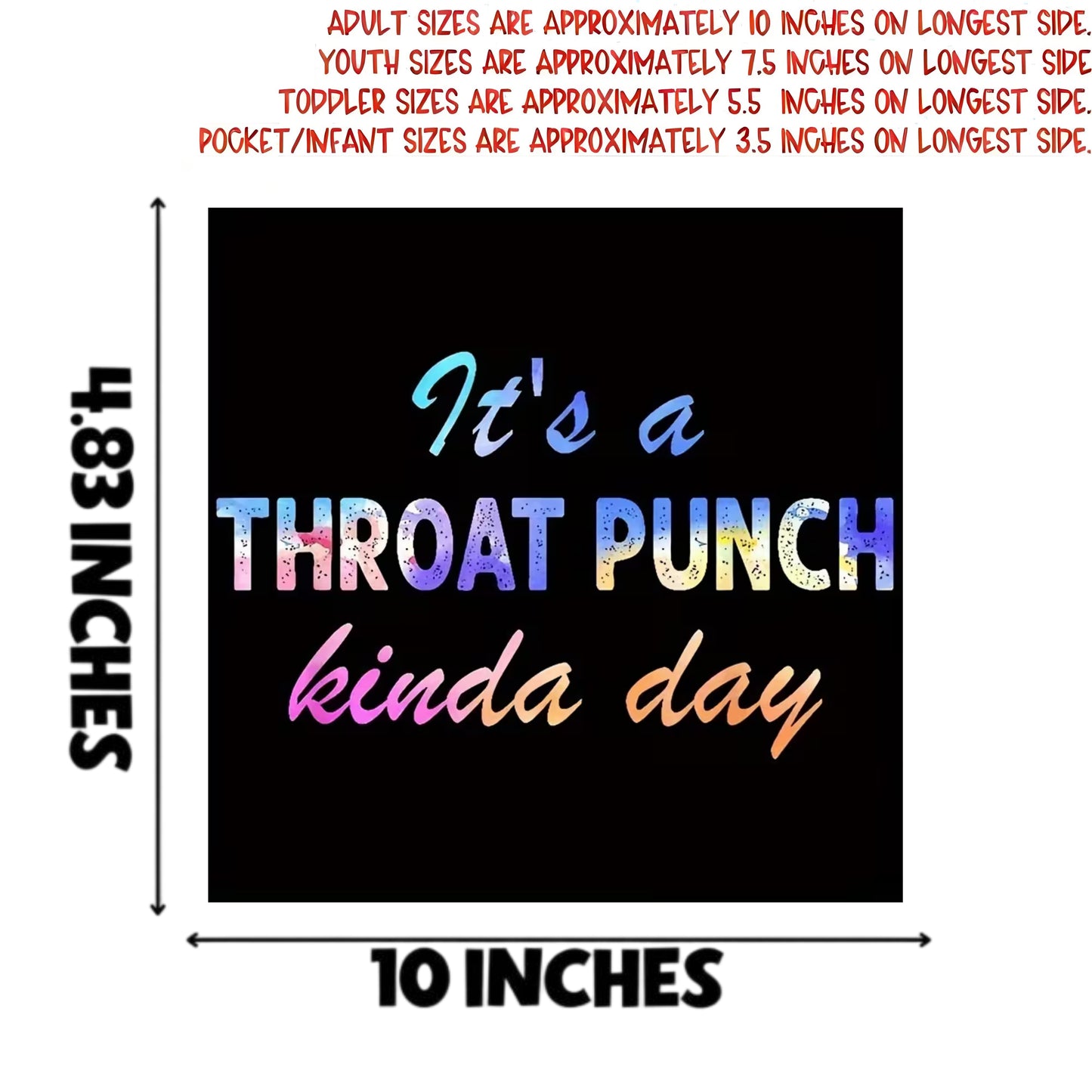 Gradient-colored letter iron-on transfer stickers