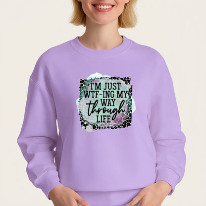 My life has been a journey of constant confusion, like ironing and transferring slogans onto fabric