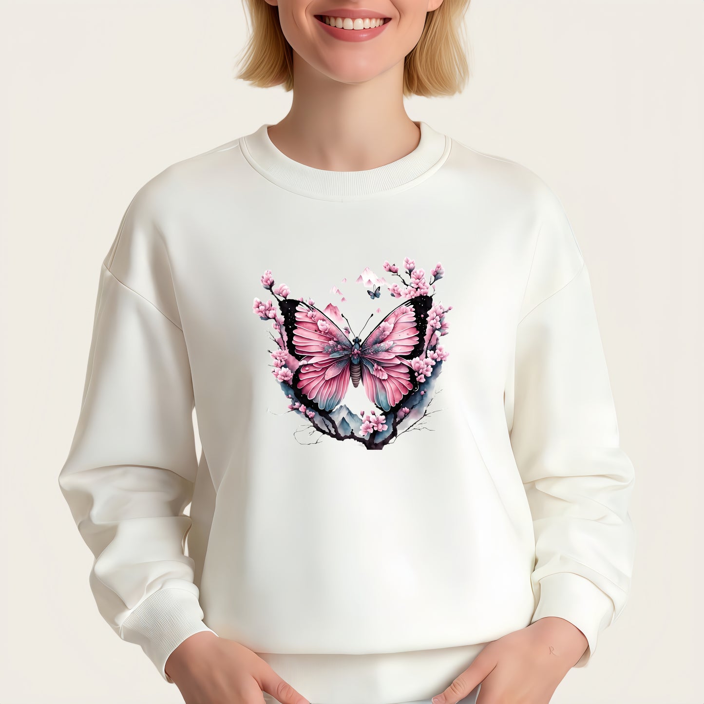 Butterfly themed iron-on transfers