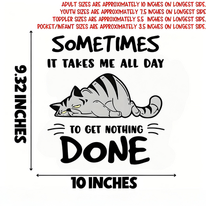 Funny Cat Iron-On Transfers