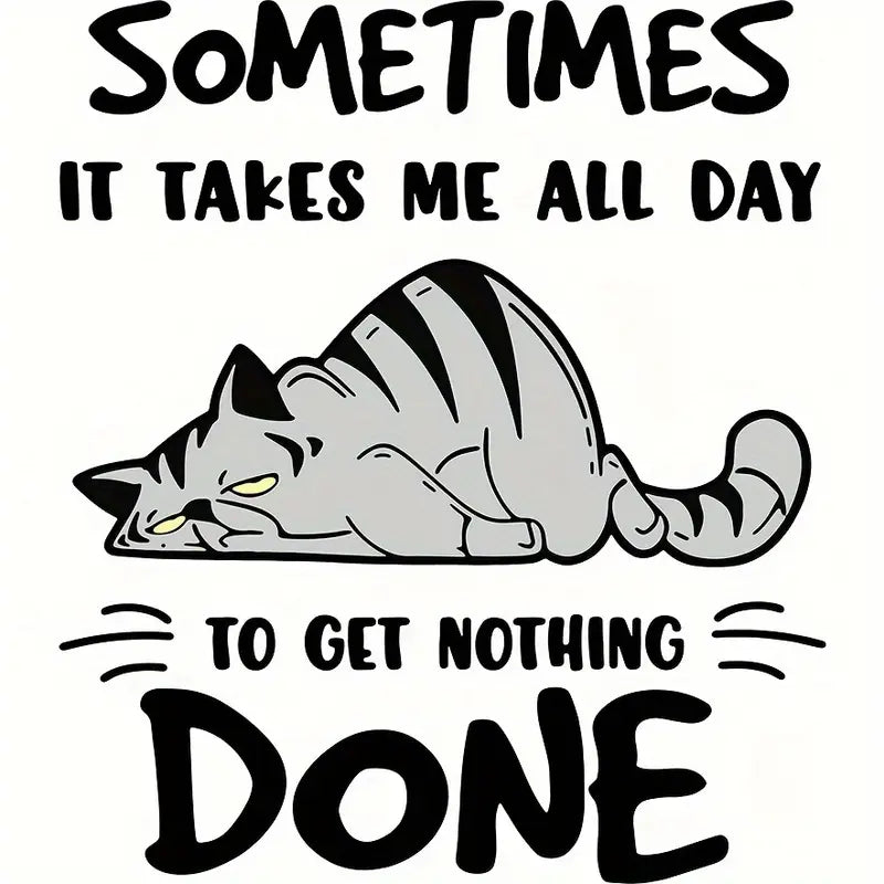 Funny Cat Iron-On Transfers