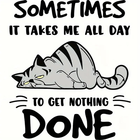 Funny Cat Iron-On Transfers