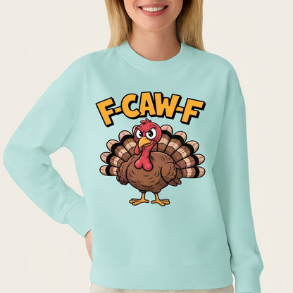 Funny Turkey F-CAW-F Heat Transfer Decal