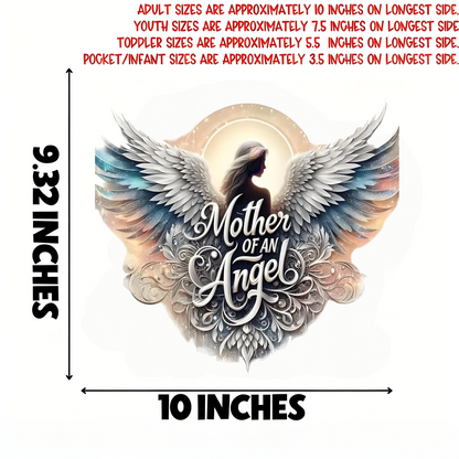 Angel Mother Iron-On Transfer
