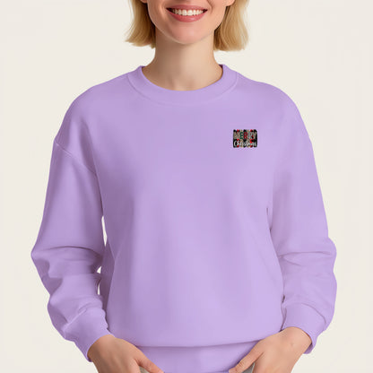 Christmas Colorful Patchwork Letter Hot Transfer Stickers