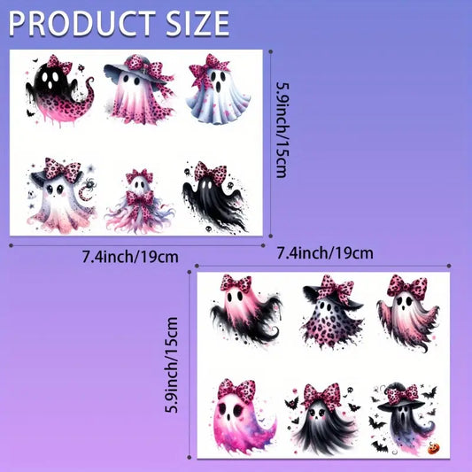 （12PCS/SET）Halloween DIY UV Transfer Paper Set