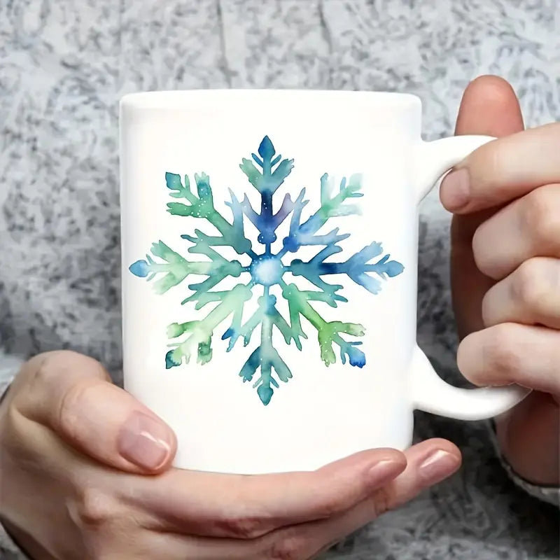 （12PCS/SET）UV DTF Vinyl Snowflake Stickers