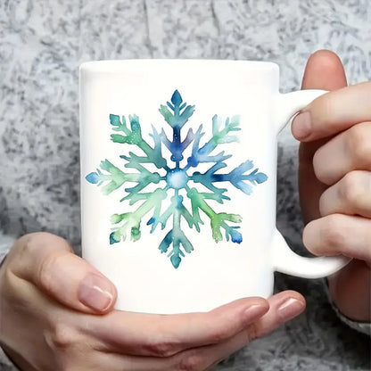 （12PCS/SET）UV DTF Vinyl Snowflake Stickers