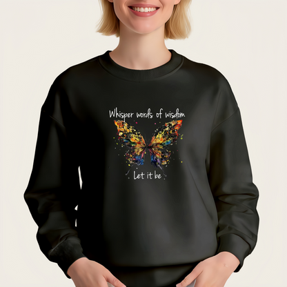 Letters and Butterfly Iron-On Transfers