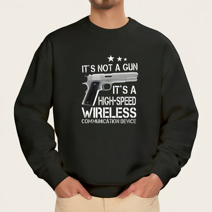 Guns and slogan iron-on transfers