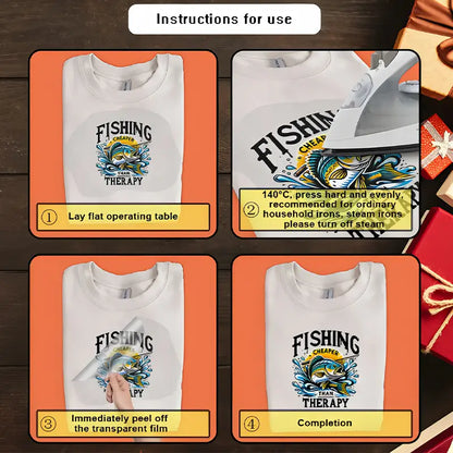 Splatter abstract 3D headphone pattern iron-on transfer sticker