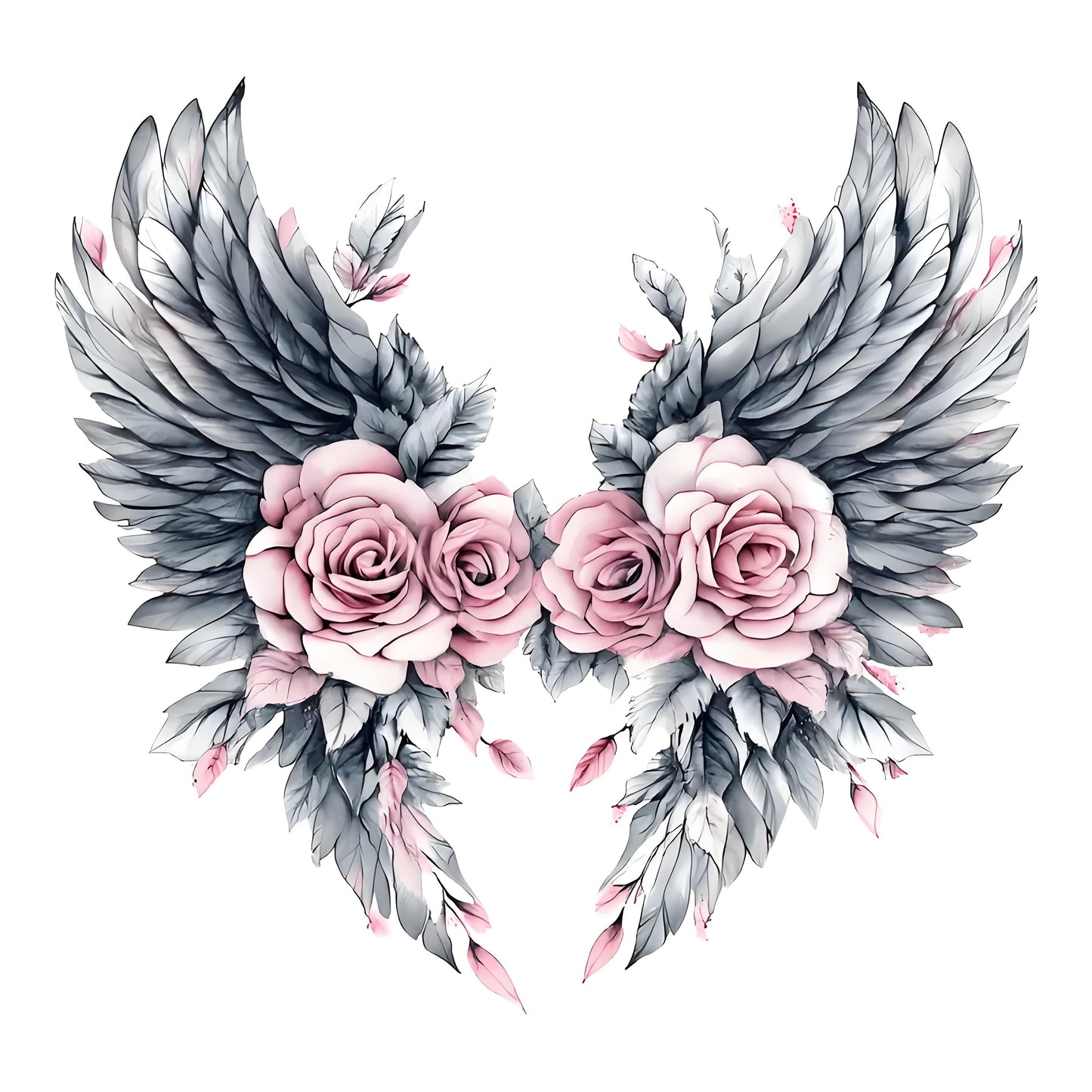 Angel Themed Vinyl Heat Transfer Stickers