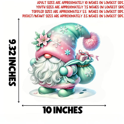 Christmas elf pattern heat transfer sticker