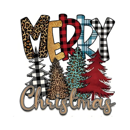 Merry Christmas Iron-On Transfers