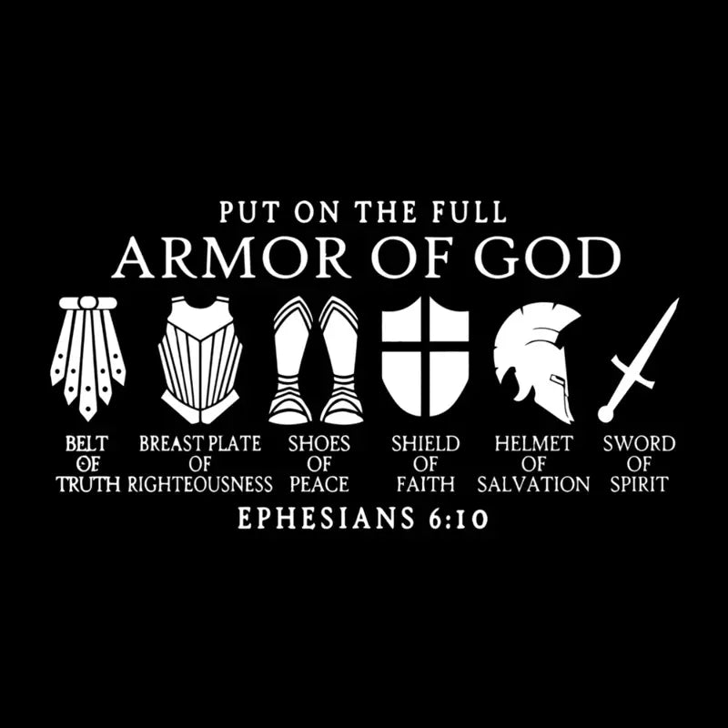 Armor of God Christian Faith Iron-On Patch