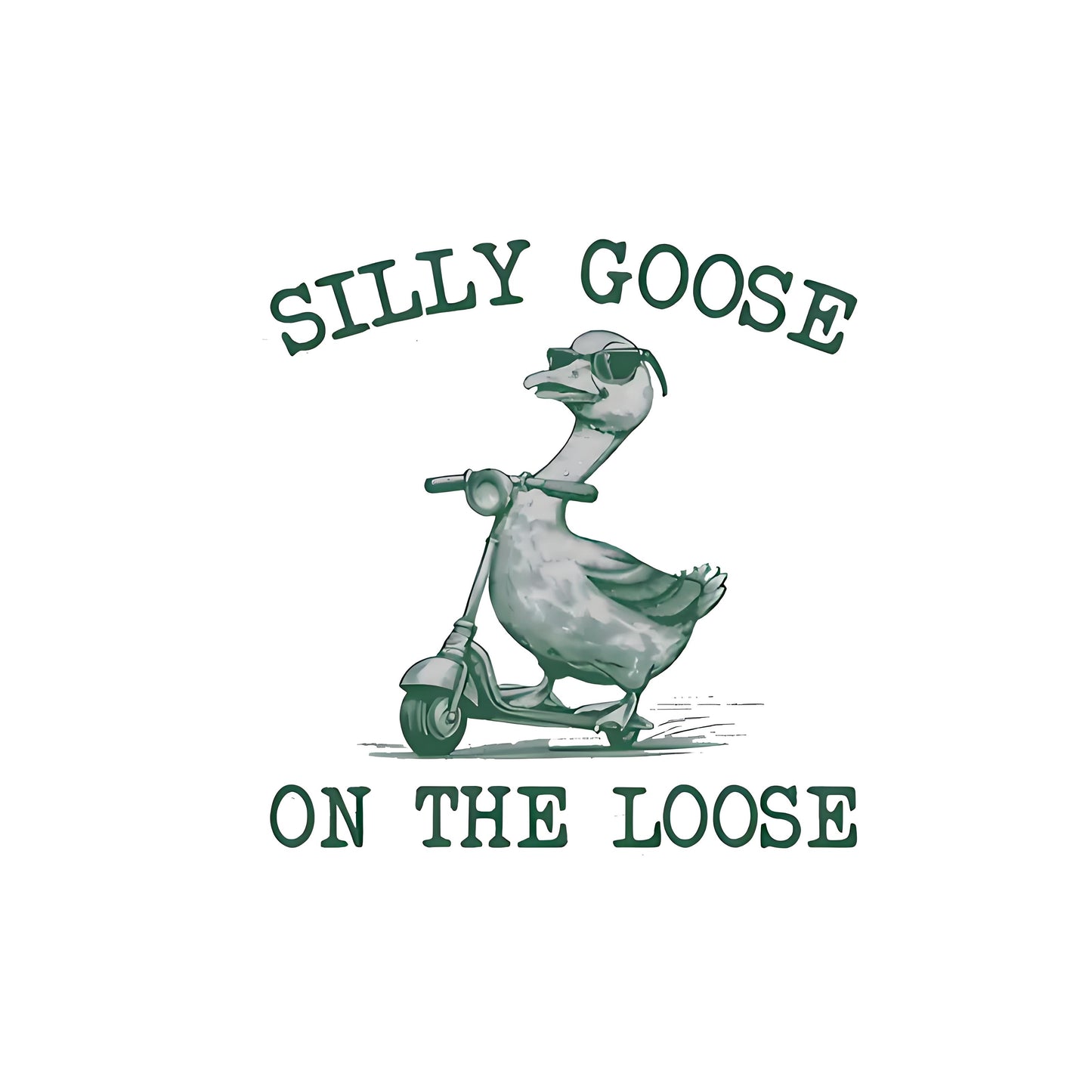 Silly Goose Heat Transfer Decal